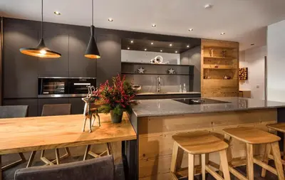 Küche/Küchenzeile in der Unterkunft Mountain Chalet Kirchberg by Apartment Managers