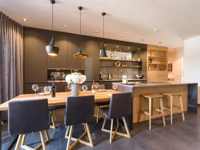 Küche/Küchenzeile in der Unterkunft Mountain Chalet Kirchberg by Apartment Managers