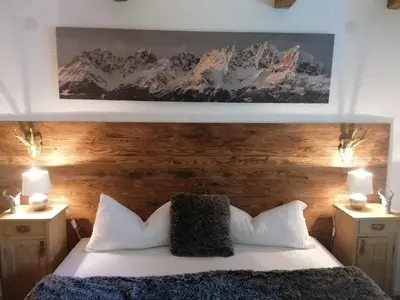 Ein Bett oder Betten in einem Zimmer der Unterkunft Kitzdesign in Kirchberg