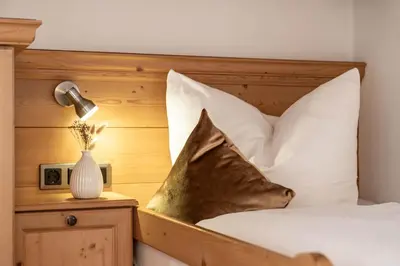 Ein Bett oder Betten in einem Zimmer der Unterkunft Haus Schöser