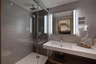 Ein Badezimmer in der Unterkunft Villa Michaela