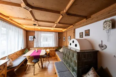 Ein Sitzbereich in der Unterkunft Alpenland Gerlos - Hotel & Breakfast