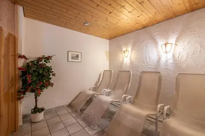 Ein Sitzbereich in der Unterkunft Hotel Austria Wildschönau