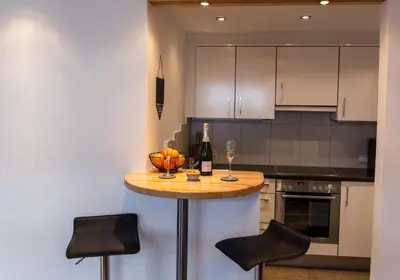 Küche/Küchenzeile in der Unterkunft Appartement Central