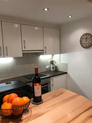 Küche/Küchenzeile in der Unterkunft Appartement Central