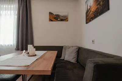Ein Sitzbereich in der Unterkunft Landhaus Kendler