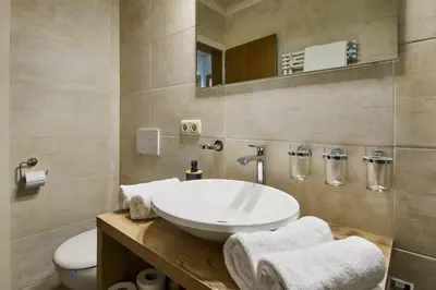 Ein Badezimmer in der Unterkunft Landhaus Kendler