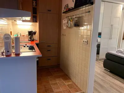 Küche/Küchenzeile in der Unterkunft Hornhaus