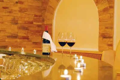 Getränke in der Unterkunft Panoramahotel Schwendbergerhof