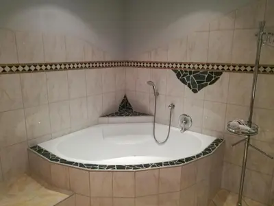 Ein Badezimmer in der Unterkunft Ferienwohnung Fichtenholz