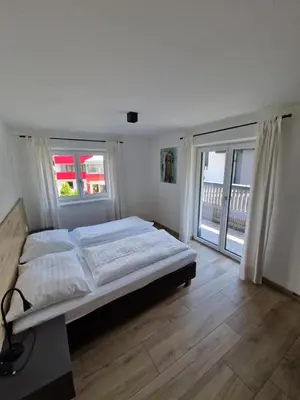 Ein Bett oder Betten in einem Zimmer der Unterkunft Anna & Paul Appartements