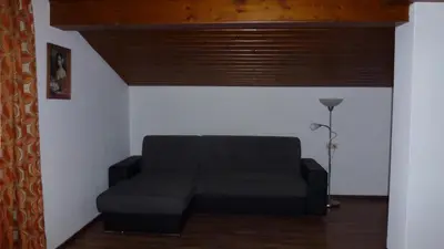 Ein Sitzbereich in der Unterkunft Apartement Hasenauer