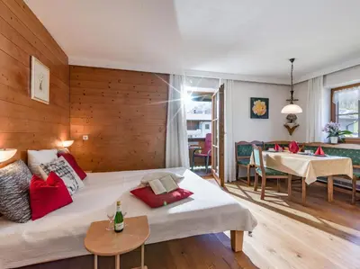 Ein Sitzbereich in der Unterkunft Appartement Lorenz