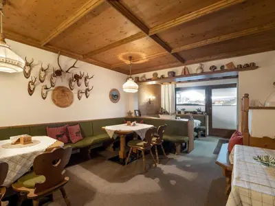 Ein Sitzbereich in der Unterkunft Landhaus Elfi