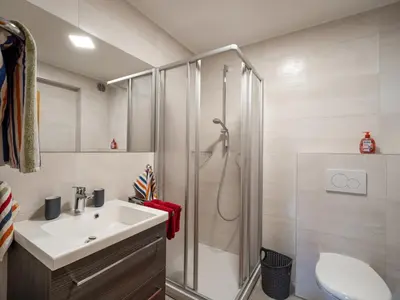 Ein Badezimmer in der Unterkunft Landhaus Elfi