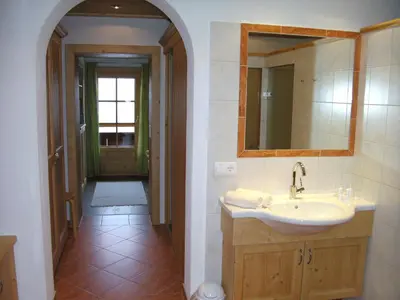 Ein Badezimmer in der Unterkunft Appartements Stoffenhof