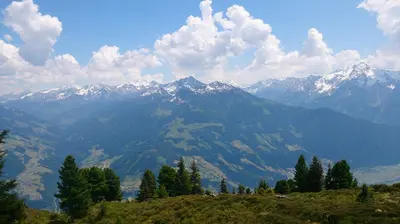 Naturlandschaft in der Nähe des Chalets