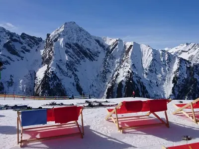 Naturlandschaft in der Nähe des Chalets