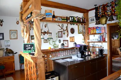 Lounge oder Bar in der Unterkunft Hotel Garni Wieshof
