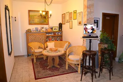 Küche/Küchenzeile in der Unterkunft Hotel Garni Wieshof