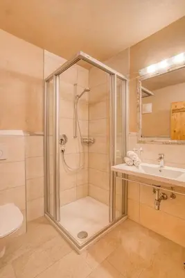 Ein Badezimmer in der Unterkunft Appartement Hofmann