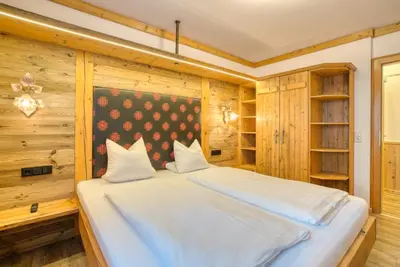 Ein Bett oder Betten in einem Zimmer der Unterkunft Appartement Hofmann