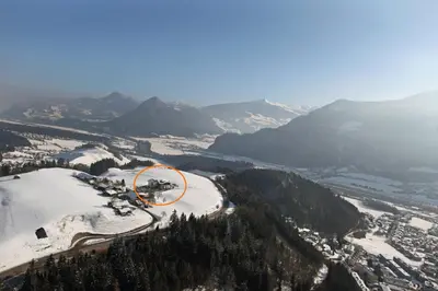 Naturlandschaft in der Nähe der Pension