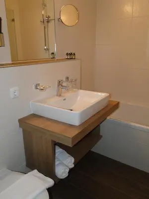 Ein Badezimmer in der Unterkunft Gasthof und Hotel Rieder GmbH
