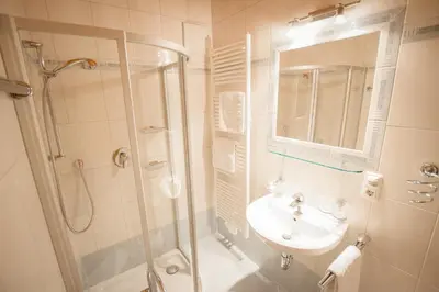 Ein Badezimmer in der Unterkunft Bodenhof Ferienwohnungen