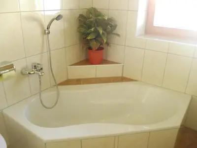 Ein Badezimmer in der Unterkunft Ferienwohnung Hörbiger