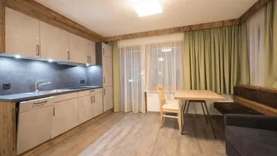 Küche/Küchenzeile in der Unterkunft Hotel & Apart Central