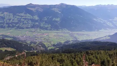 Naturlandschaft in der Nähe des Bauernhofs