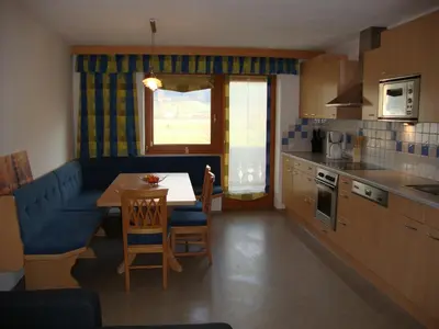Küche/Küchenzeile in der Unterkunft Gästehaus Schwoagerhof