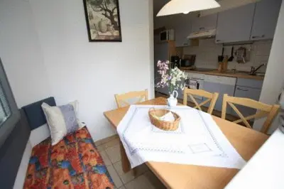 Küche/Küchenzeile in der Unterkunft Appartements Markus
