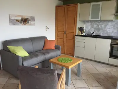 Küche/Küchenzeile in der Unterkunft Appartement Fischer