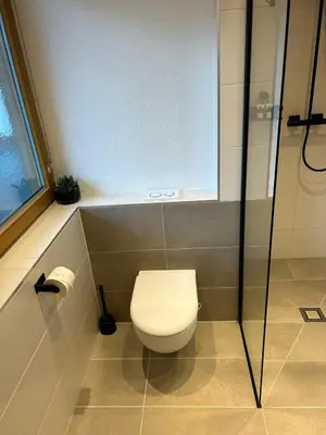 Ein Badezimmer in der Unterkunft Ferienwohnungen Hell