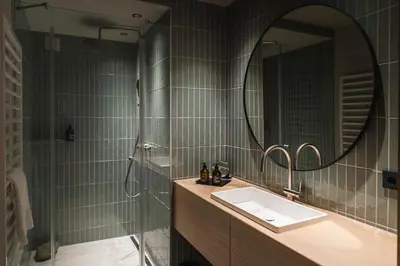 Ein Badezimmer in der Unterkunft Haus Jausern