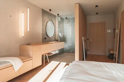 Ein Bett oder Betten in einem Zimmer der Unterkunft Haus Jausern
