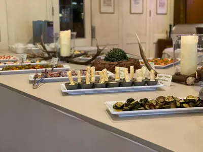 Essen im Hotel oder in der Nähe