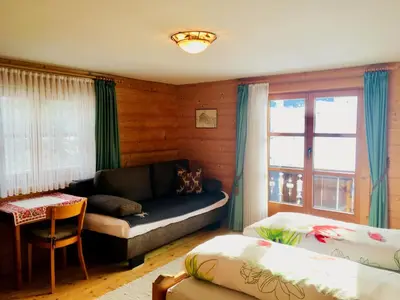 Ein Bett oder Betten in einem Zimmer der Unterkunft Haus Waldhof