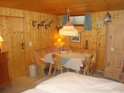 Ein Bett oder Betten in einem Zimmer der Unterkunft Oostenrijk-walchsee-Hasewinkel