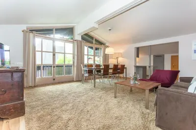 Ein Sitzbereich in der Unterkunft Hotel Kammerlander