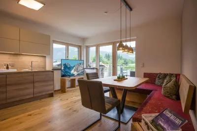 Küche/Küchenzeile in der Unterkunft Appartement Wilder Kaiser Deluxe