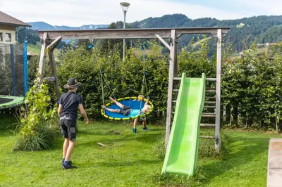 Gäste, die in der Unterkunft Hartlhof Urlaub am Baby- und Kinderbauernhof übernachten