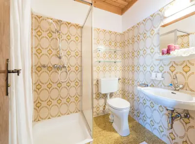 Ein Badezimmer in der Unterkunft Almliesl HOLL-556