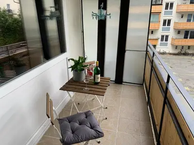 Ein Balkon oder eine Terrasse in der Unterkunft Kitzbühel Zentrum