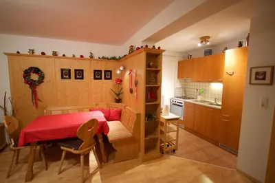 Küche/Küchenzeile in der Unterkunft Andreas Apartment im Landhaus Moser