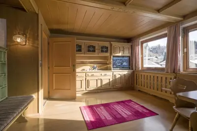 Küche/Küchenzeile in der Unterkunft Ferienwohnung Hauser