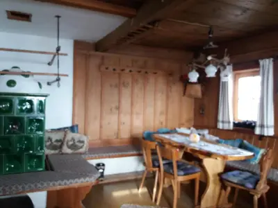 Ein Sitzbereich in der Unterkunft Talhof