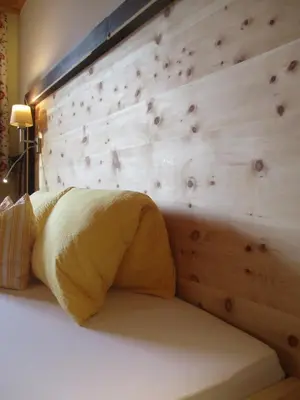 Ein Bett oder Betten in einem Zimmer der Unterkunft Aparthaus Hubertus